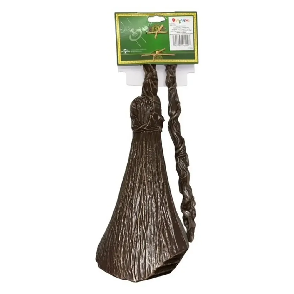 Wicked Elphaba Witch Broom Costume Prop DisguiseBrown Plastic Accessory Disguise